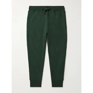 Mr Porter x Kingsman Tapered Green Cotton Cashmere Blend Jersey Sweatpants Sz M